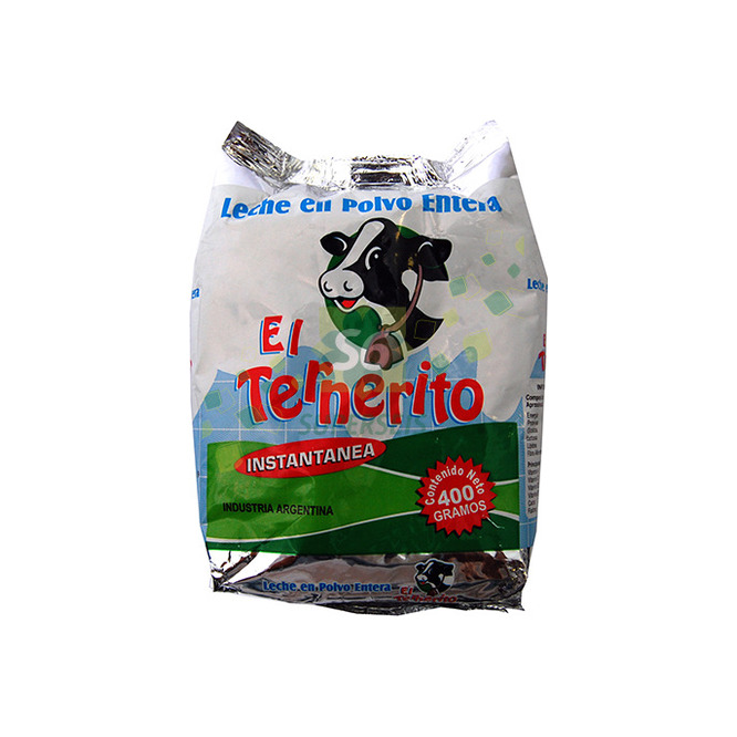 Leche en polvo entera El Ternerito 400 gramos