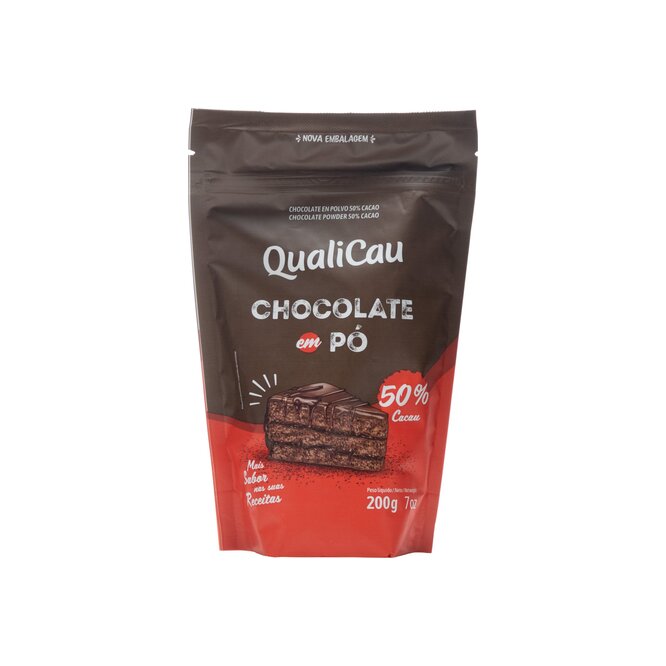 CHOCOLATE POLVO 50% CACAO QUALICAU 200GR