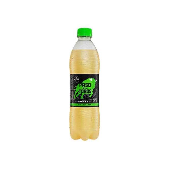 Gaseosa sabor pomelo free botella descartable Paso de los toros 500 ml
