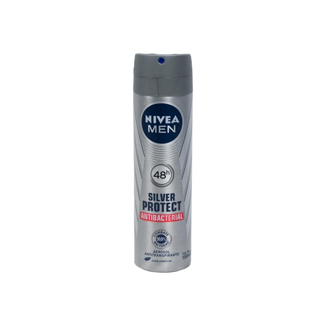 Desodorante antitranspirante silver protect men en aerosol Nivea 150 ml