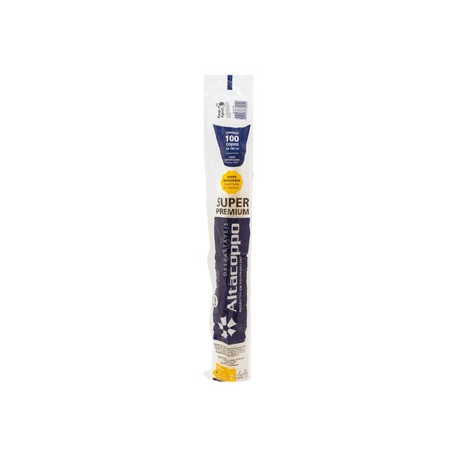 Vaso Descartable 180 ml Altacoppo 100 unidades