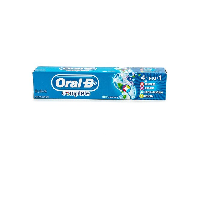 Pasta dental complete 4en1 Oral b 80 gramos