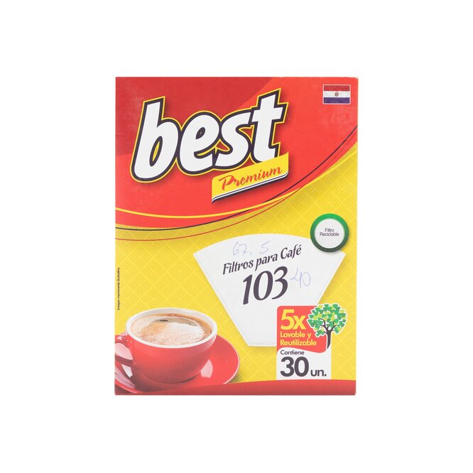FILTROS D/PAPEL P/CAFE REUTIZ BEST 103 3