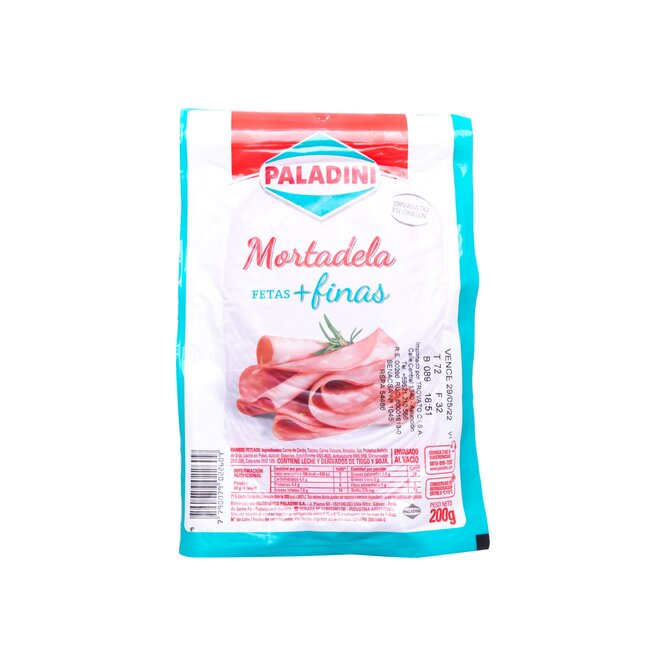 MORTADELA FETAS FINAS PALADINI 200GR