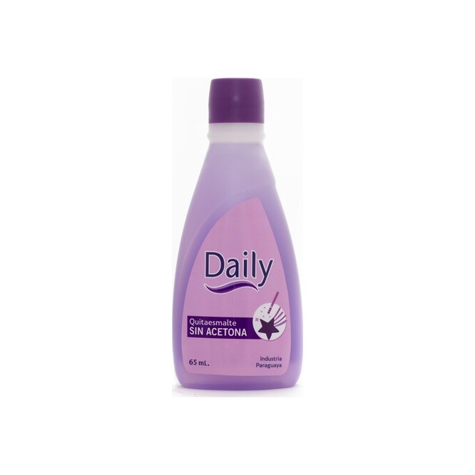 Quita esmalte sin acetona lila botella Daily 60 ml