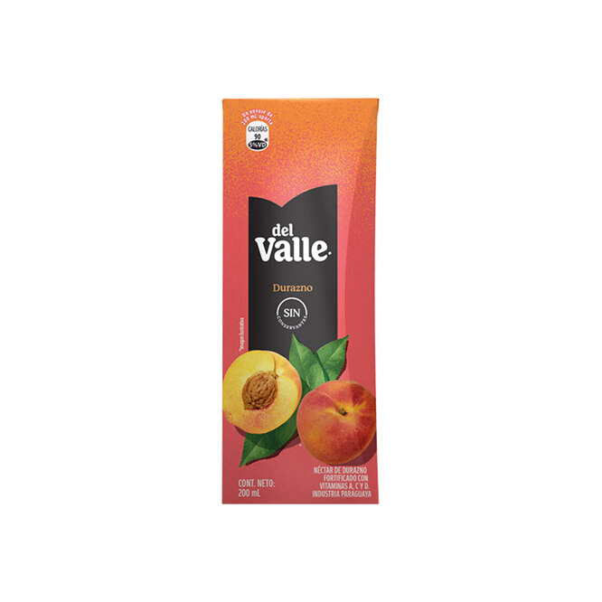 Jugo sabor durazno tetra Del Valle 200 ml