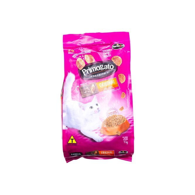 Alimento para gato adulto sabor carne y pollo Primogato 1 kilo