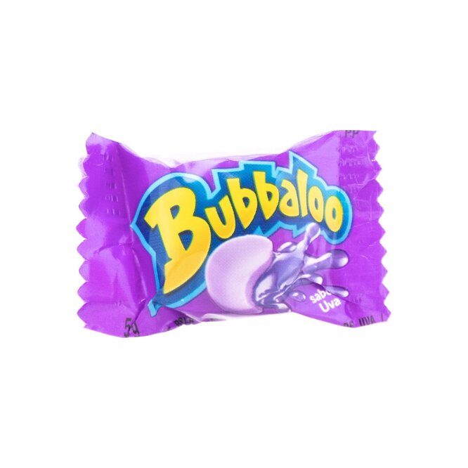 CHICLE CRELLENO SABOR UVA 5GR BUBBALOO