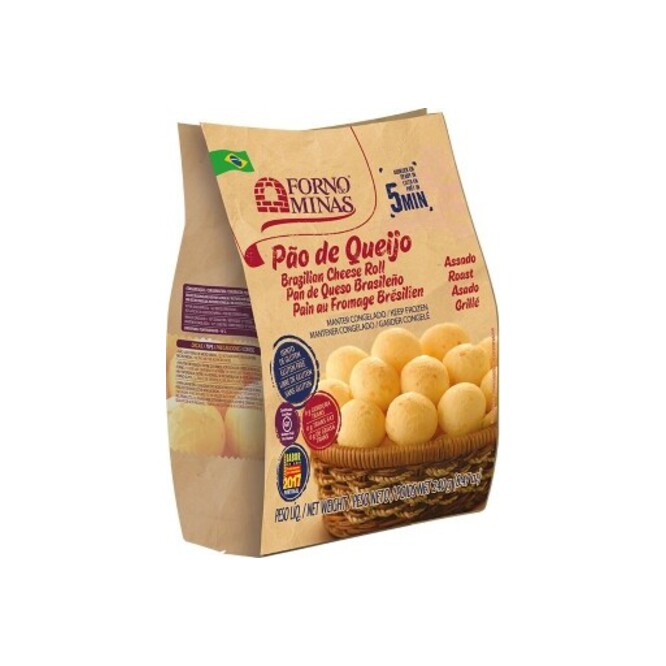 Pan de queso brasileño congelado Forno Minas 240 gramos