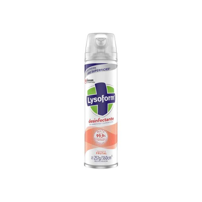 Desinfectante aroma floral en aerosol Lysoform 360 ml
