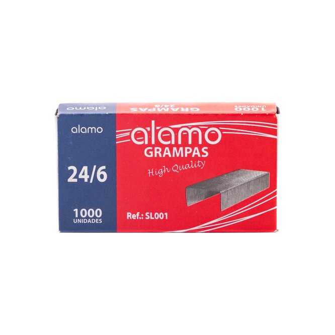 Grampas Nº 24/6 en caja Álamo