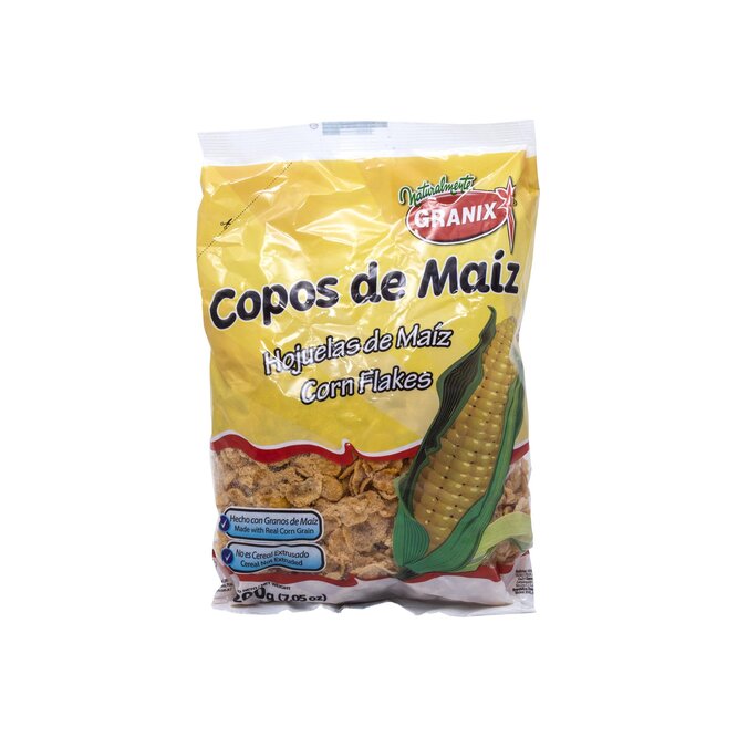 Cereal copos de maíz Granix 200 gramos