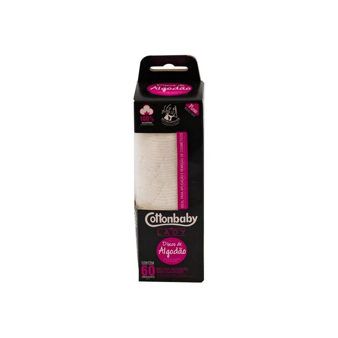 Discos de algodón facial Cottonbaby 60 unidades