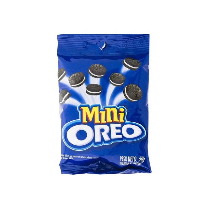 Galletita chocolate relleno mini Oreo 50 gramos