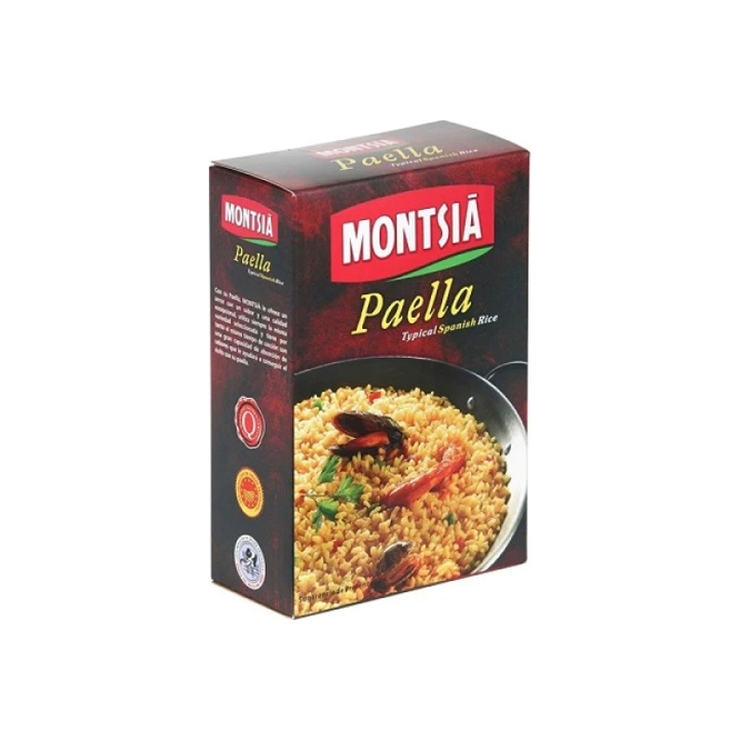 Arroz Para paella en caja Montsia 1 Kilo