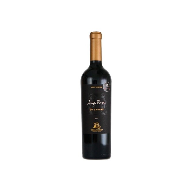 Vino tinto de sangre en botella Luigi Bosca 750 ml