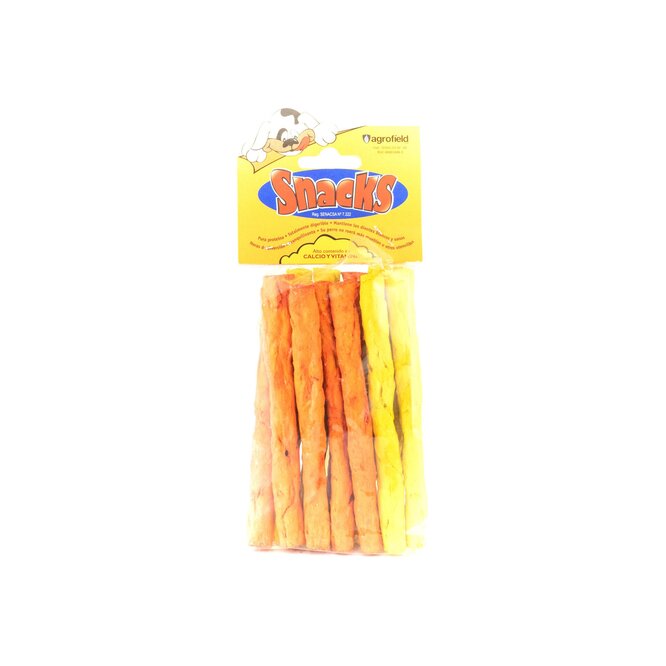 Hueso para perro en forma de palito colores en paquete Agrofield 12 unidades