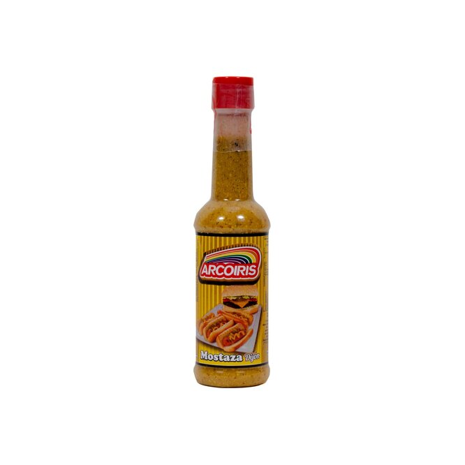 Salsa mostaza frasco Arcoíris 150 ml