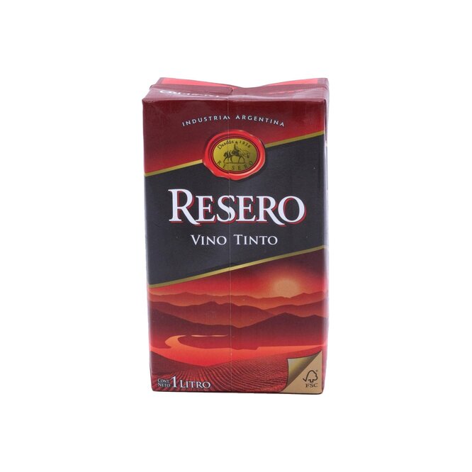 VINO RESERO TINTO TETRA 1LT