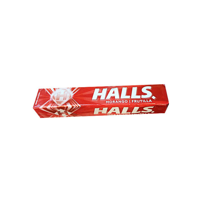 Caramelos sabor frutilla Halls 28 gramos