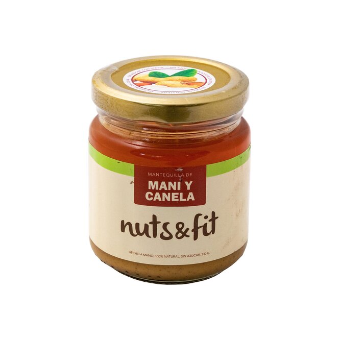 MANTEQUILLA D/MANI NUTS FIT C/CANEL 230G