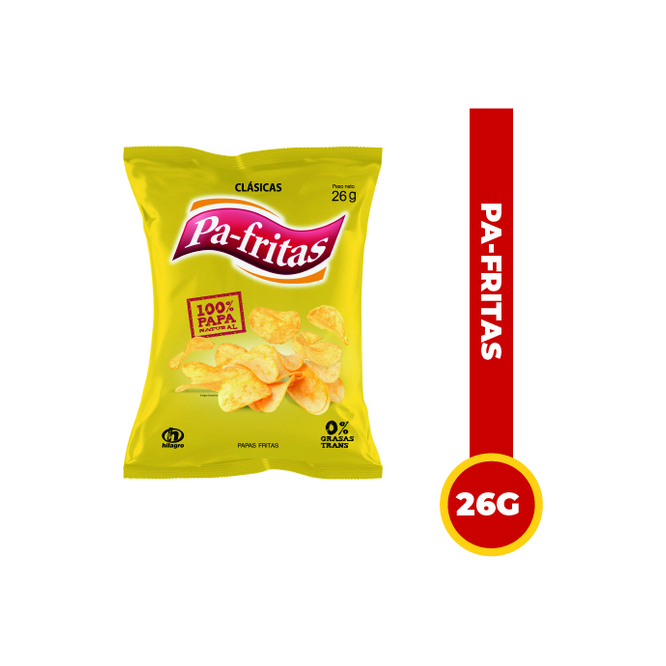 Papa frita tradicional Pa-Fritas 26 gramos