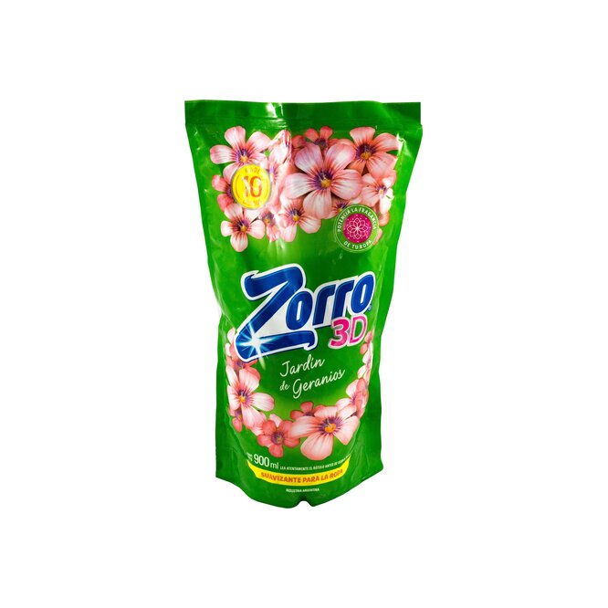 SUAVIZANTE PROPA GERANIOS ZORRO 900ML