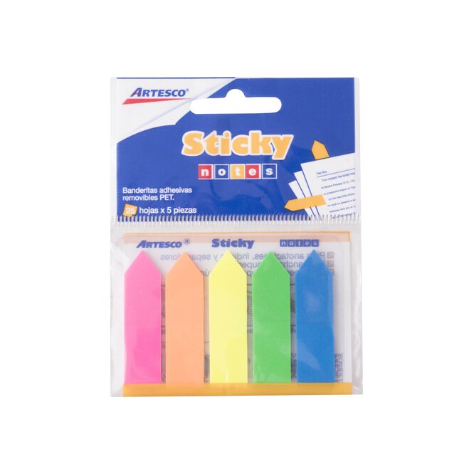 BANDERITAS ADHESIVAS 125UN ARTESCO