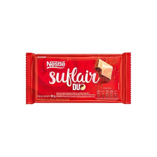 TABLETAS D/CHOC 2UN NESTLE SUFLAIR PACK