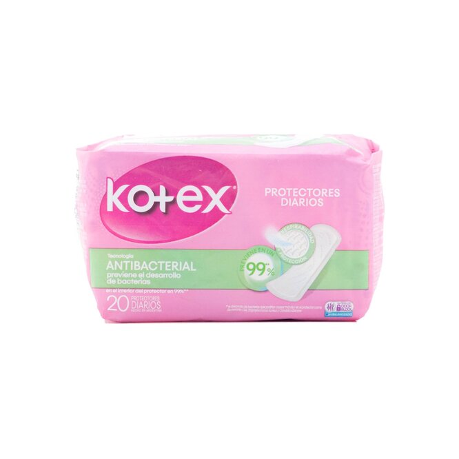 PROTECTORES DIARIOS KOTEX ANTIBACT 20UN