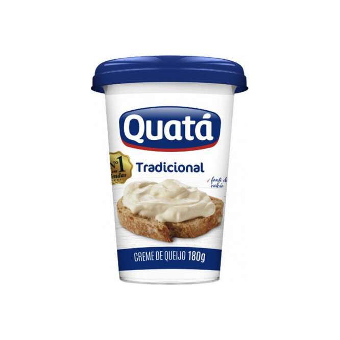 Queso Crema Tradicional Quata 180 gramos