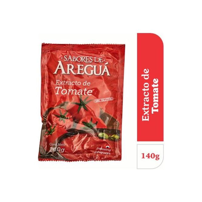 Extracto de tomate doy pack Sabores de Areguá 140 gramos