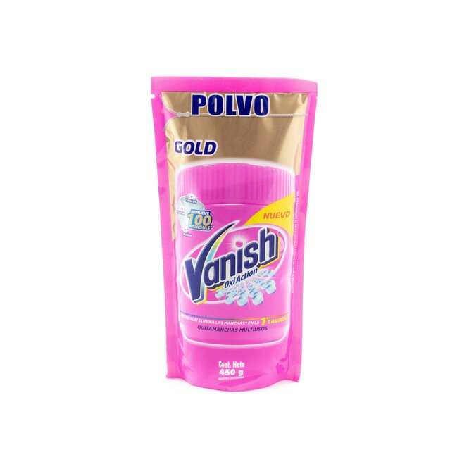 Quitamanchas para ropa en polvo doypack Vanish 450 gramos