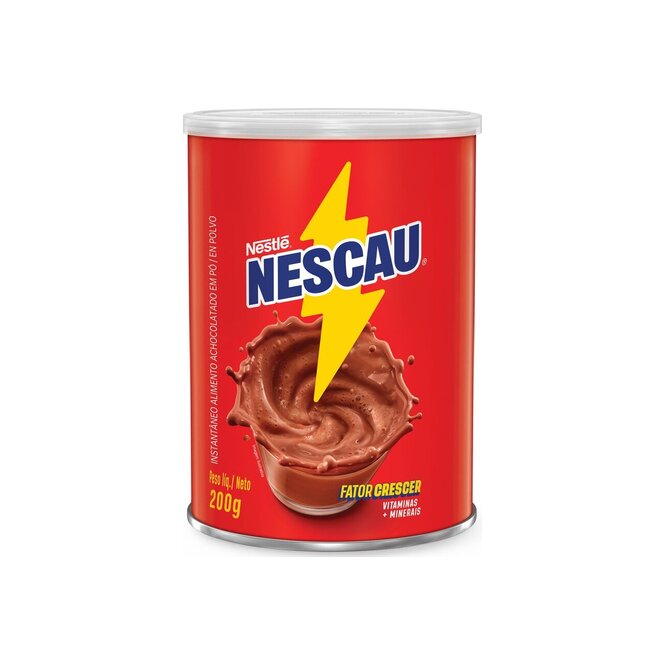 Chocolatada en polvo lata Nescau 200 gramos