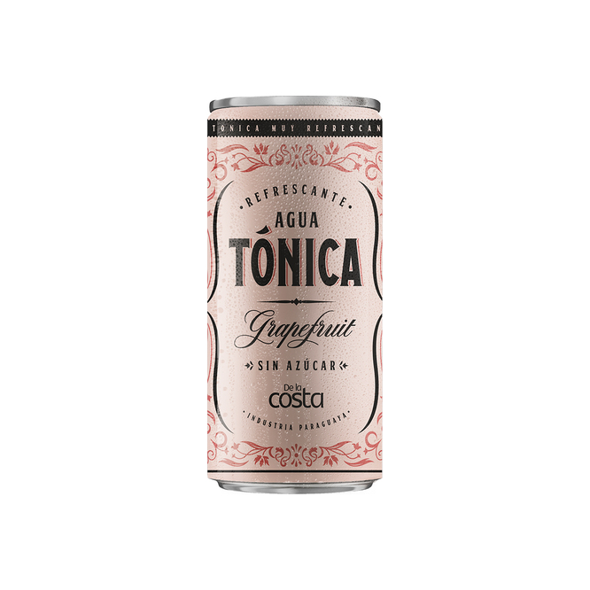 Agua tónica sabor grapefruit lata de La Costa 269 ml