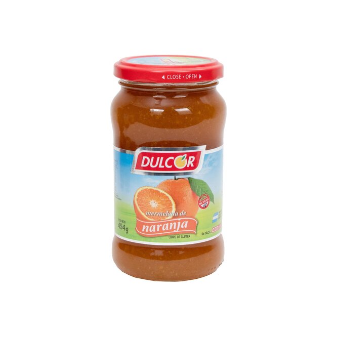 Mermelada de naranja en frasco Dulcor 454 gramos