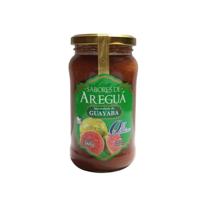 Mermelada de guayaba cero azúcar Areguá 400 gramos
