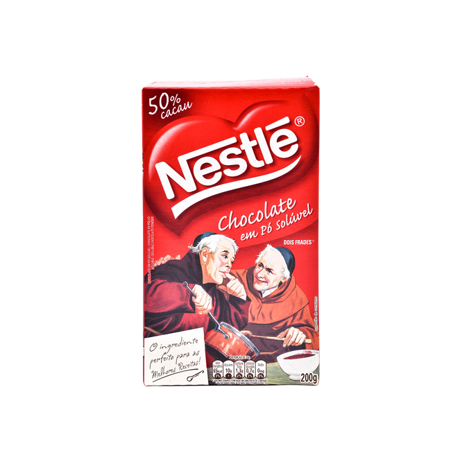 Chocolate en polvo 50% cacao frasco el Monge Nestlé 200 gramos