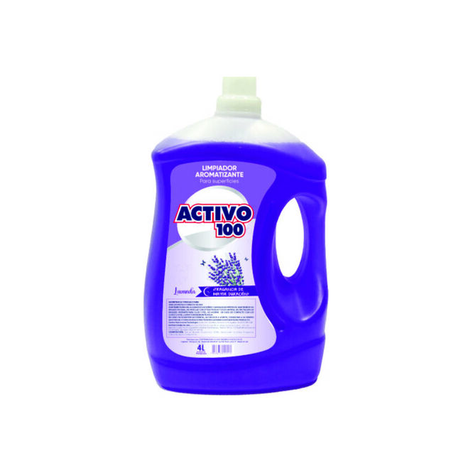 LIMPIADOR ACTIVO100 P/SUPERF LAVAN 4LT
