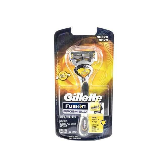 Máquina de afeitar Fusión proshield Gillette 1 unidad