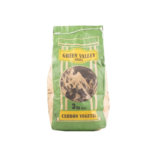 Carbón Vegetal Grill Green Valley 3 kilos