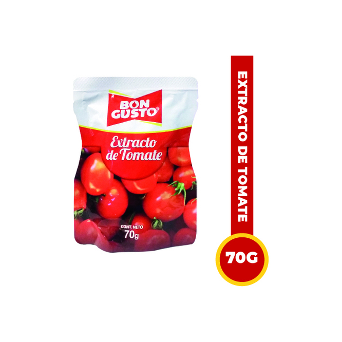 Extracto de tomate doypack Bon gusto 70 gramos