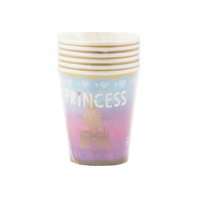 VASO DE COTILLON DISNEY PRINCESAS 6UN