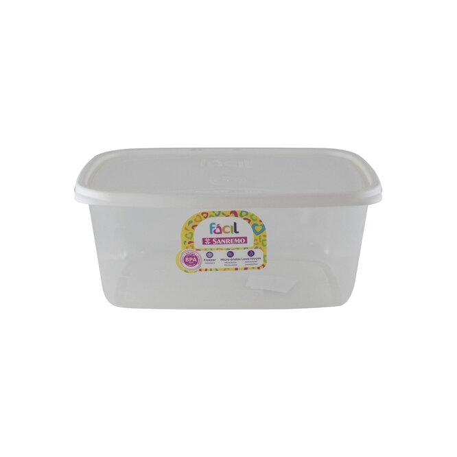 Pote Rectangular San Remo 3,2 litros