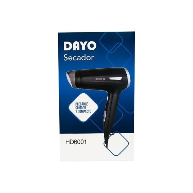 Secador de pelo Doble voltaje 1600 watts REF SHD6001 Dayo