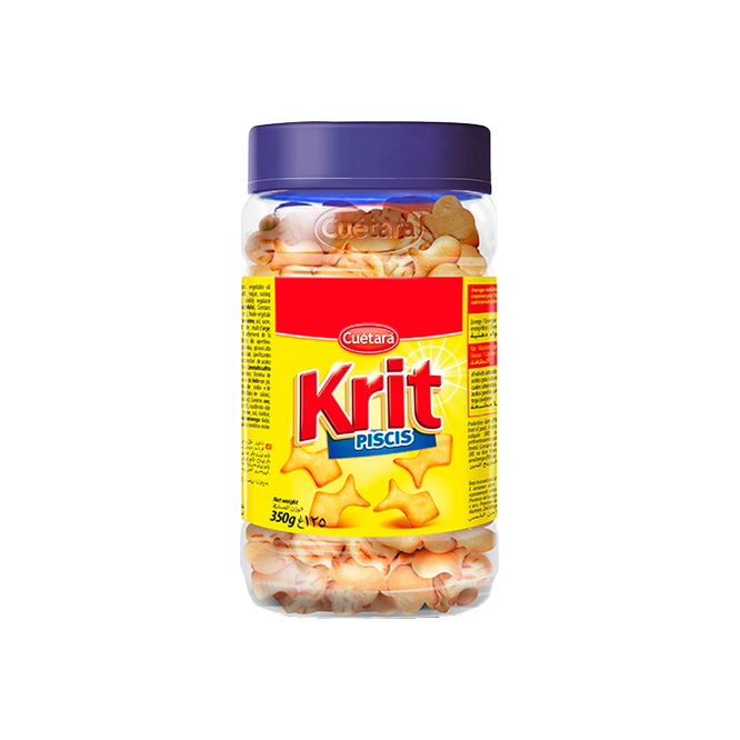 Galletitas saladas Piscis Krit Cuétara 350 gramos