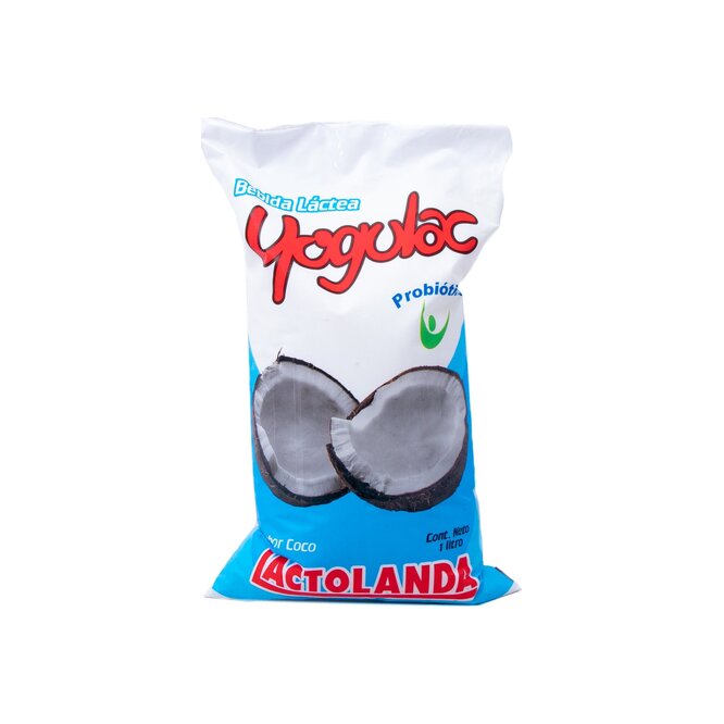 Bebida láctea yogulac sabor coco sachet Lactolanda 1 litro