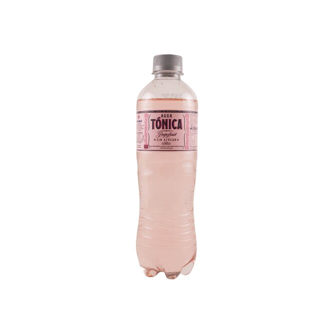Agua tónica sabor pomelo sin azúcar botella de La Costa 500 ml