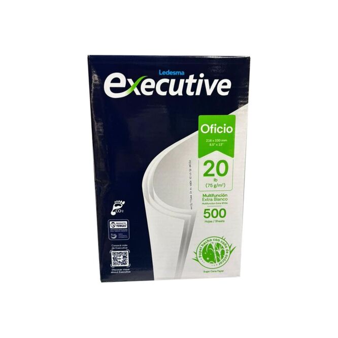 Resma de hoja oficio Executive 500 hojas