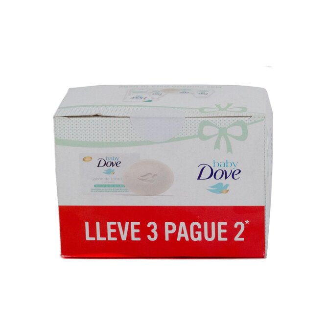 Jabón de tocador humectante sensible Baby Dove 75 gramos